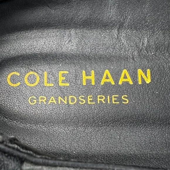 Cole Haan Grandseries Black Slip-On Sneakers Size 7.5 - Picture 9 of 11